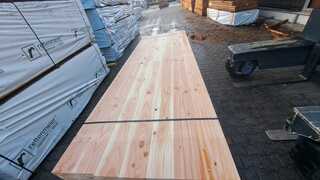 Ca. 124x Douglas vlonderplanken geschaafd, 28x145mm, lengte 300cm